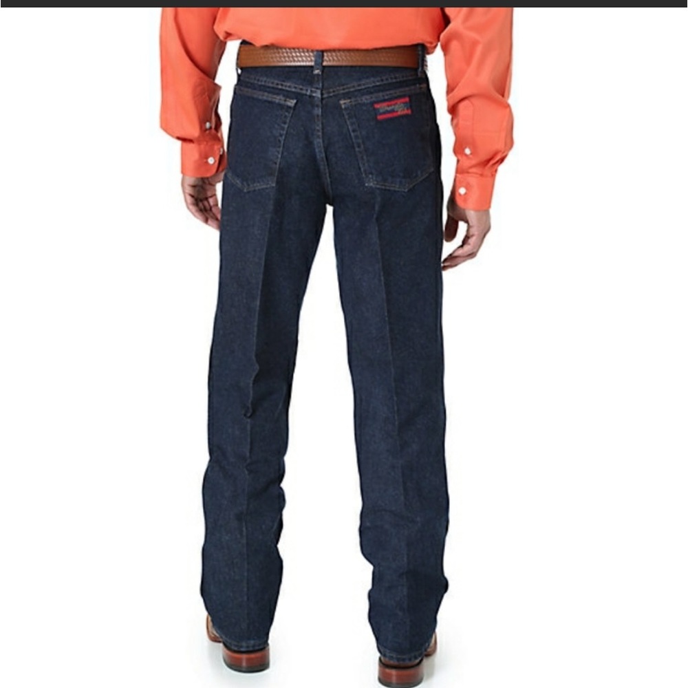 Wrangler Twenty X Men’s Western Denim Blue Bootcut Jeans, 100% Cotton, 36 X 34